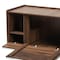 Baxton Studio Claire Walnut Brown Finished Cat Litter Box Cover House 166-10741 - alternate 7